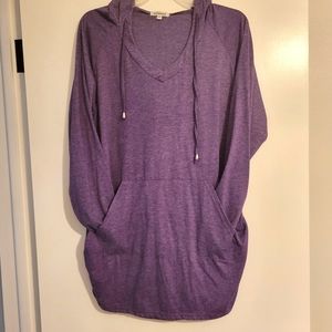 Purple Ginkana Maternity T-Shirt Hoodie